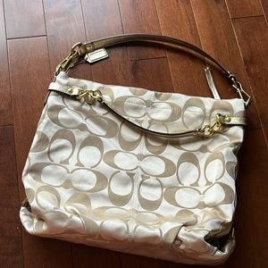 Coach Gold Hobo Shoulder Bag